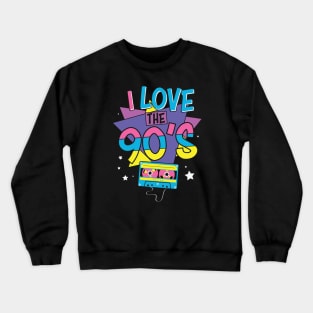 I Love the 90s // Retro 90s Nostalgia Crewneck Sweatshirt